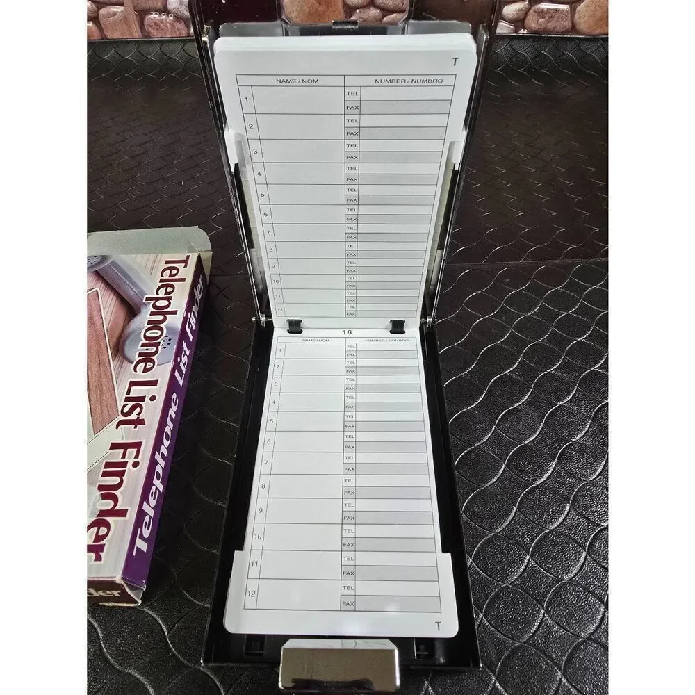 Vintage Telephone List Finder-New #B14